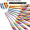 9pcs Solft Warm Crochet Hook Kit Polymer Clay Rainbow Crochet Hoook 2.0-6.0mm Aluminum Knitting Hook for Crochet Yarn Craft